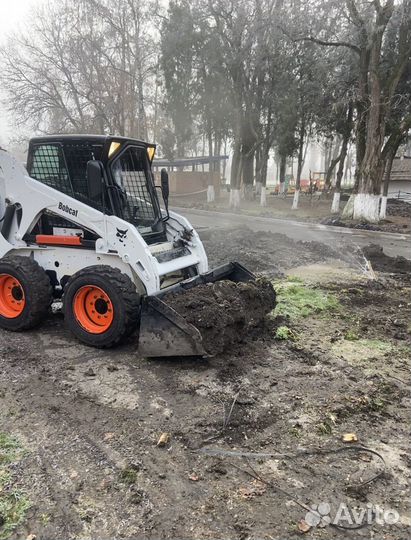 Услуги мини погрузчика Bobcat (молот, бур)