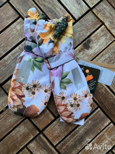 Molo igor 3-5, 6-8 retro flowers краги