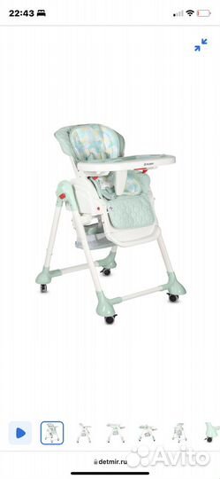 Стул для кормления Olsson All-in-one Green M08