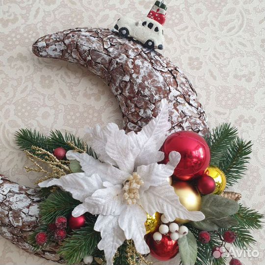 Новогодний венок, украшение