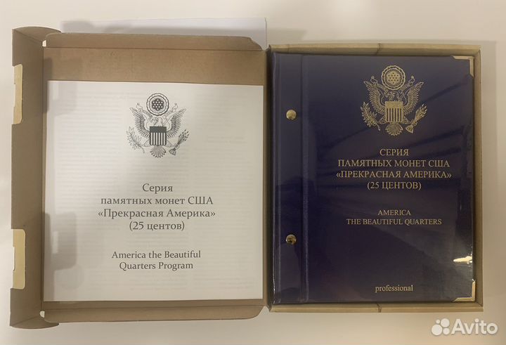 Альбом Альбонумизматико Национальные парки США