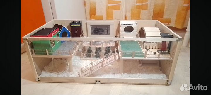 Дом, стеллаж, витрина, клетка для хомяка