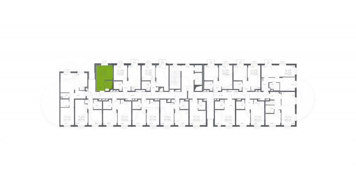 Апартаменты-студия, 19,4 м², 3/17 эт.