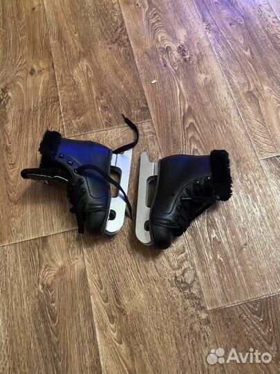 Коньки детские с двумя лезвиями