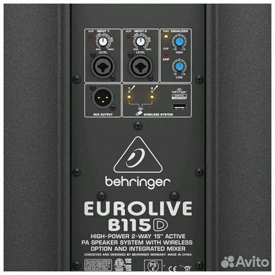 Behringer Eurolive B115D активные колонки 2 шт