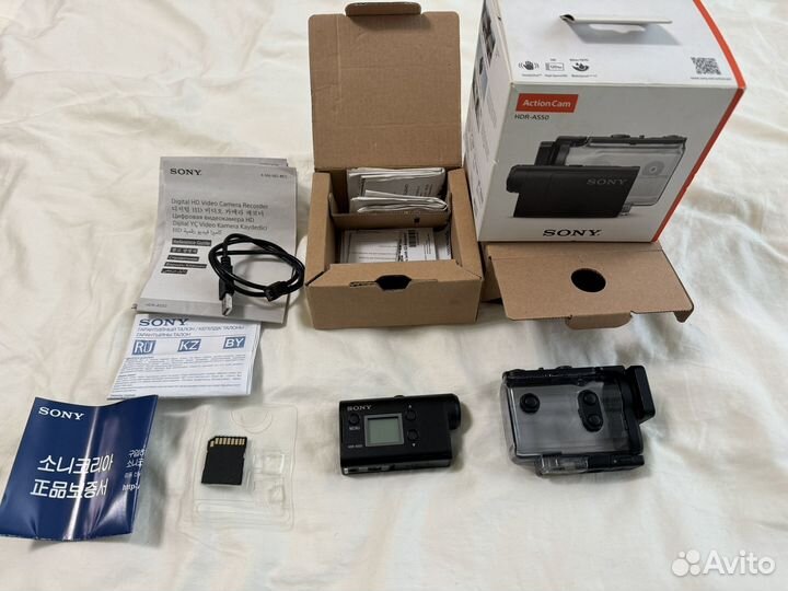 Экшн камера sony hdr as50