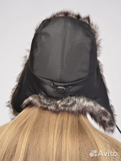Шапка-ушанка теплая, новая размер 58. 60, 61