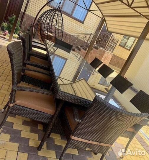 Садовая мебель из экоротанга