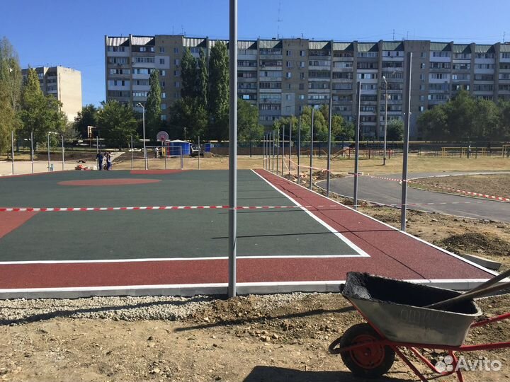 Асфальтирование и благоустройство территории