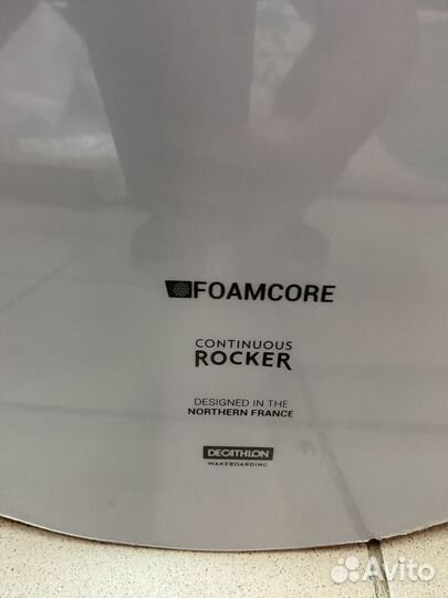 Вейкборд с креплениями новый 140