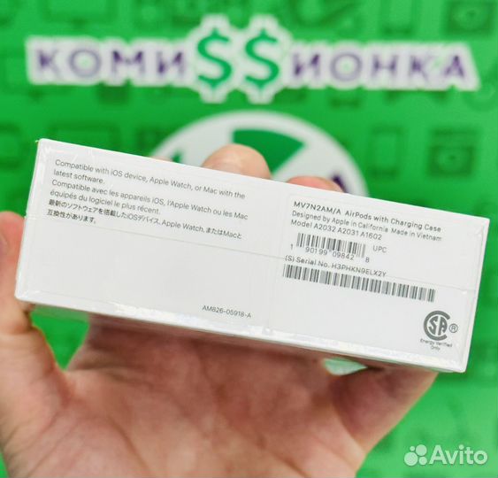 Новые оригинальные Apple Airpods 2