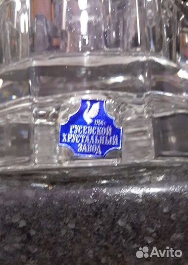 Подсвечник хрустальный СССР