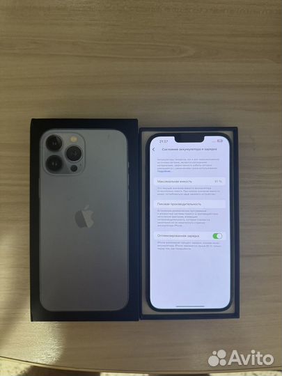 iPhone 13 pro max 256 gb (акб 91 sim)