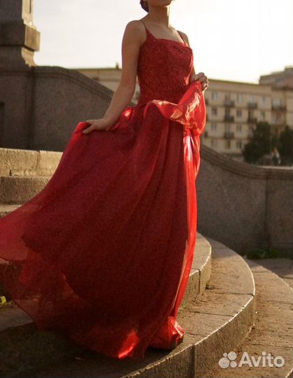 Платье вечернее, длинное, в пол, концертное