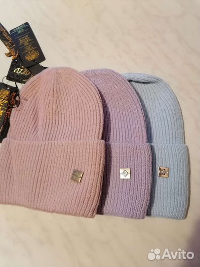 Шапка женская вязаная, размер единый