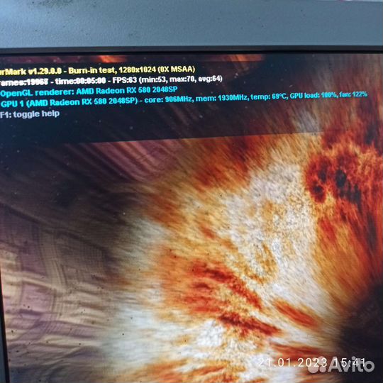 Видеокарта rx 580 8gb 2048sp