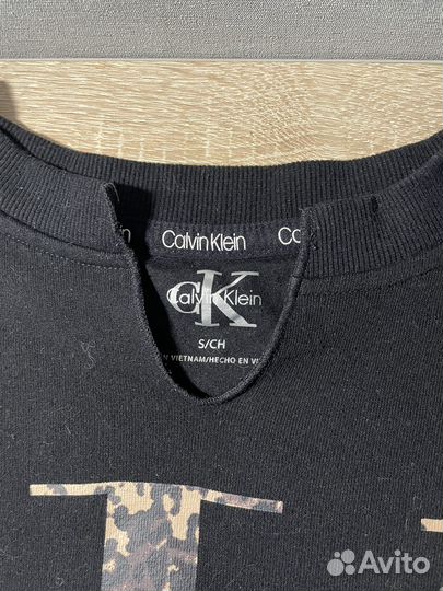 Calvin klein свитшот леопард