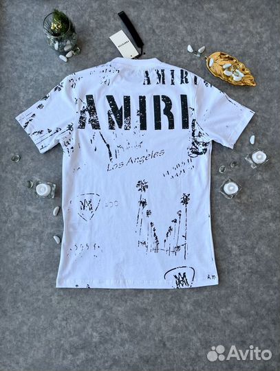 Amiri белая мужская футболка S M L XL XXL
