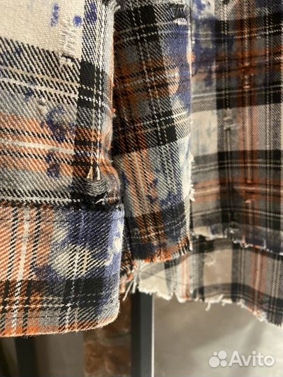 Рубашка рваная оверсайз Off Street