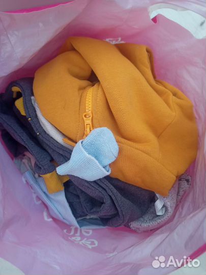 Детские вещи пакетом от 0 до года для мальчика