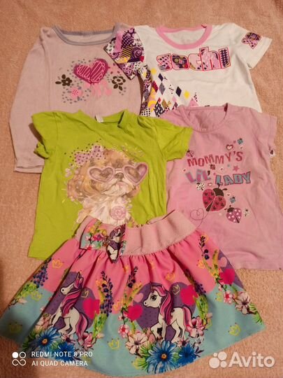 Вещи пакетом для девочки 92- 98