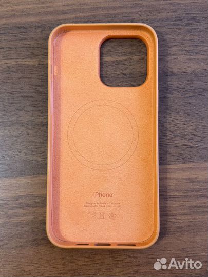 Чехол на iPhone 14 pro max кожаный оригинал
