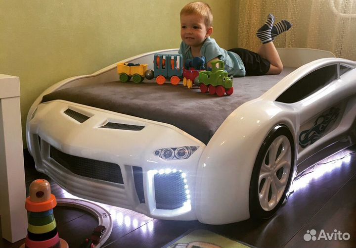 Кровать Ламба Next с подъемным механизмом белая