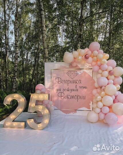 Цифры с лампами в Аренду