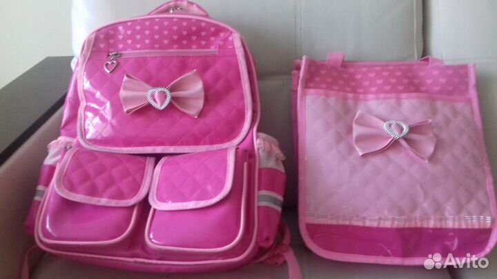 Школьный рюкзак и сумка для обуви Winx