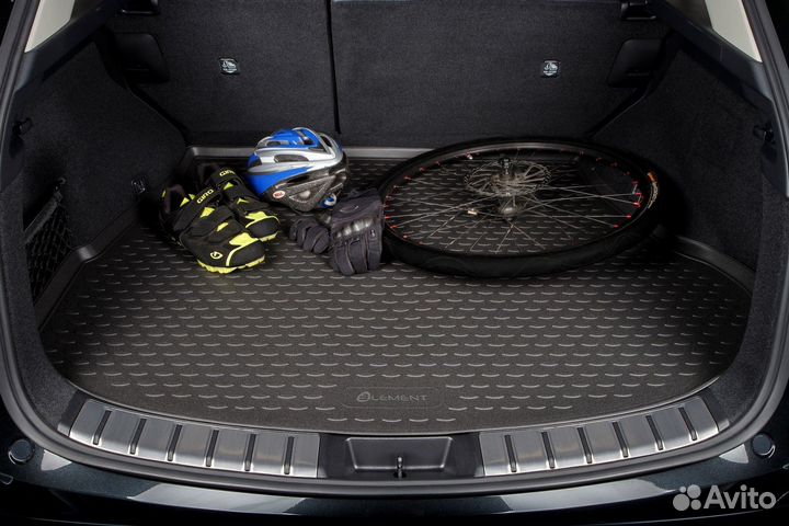Коврик в багажник Toyota RAV4 2013-2018, с докаткой / Тойота Рав 4