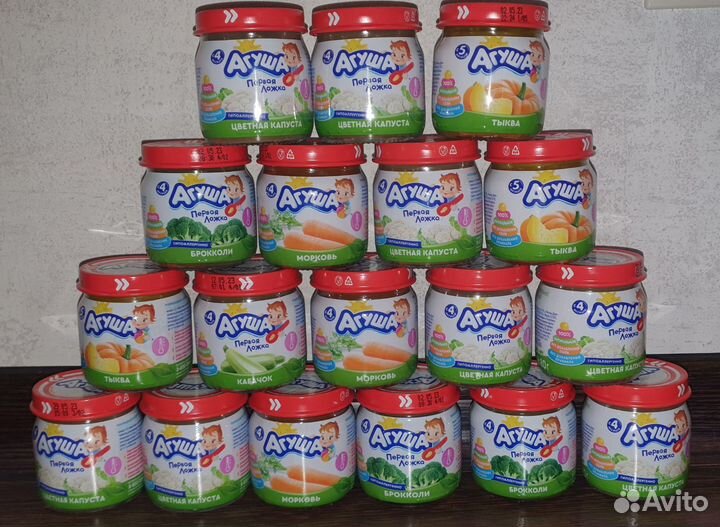 Овощное пюре агуша