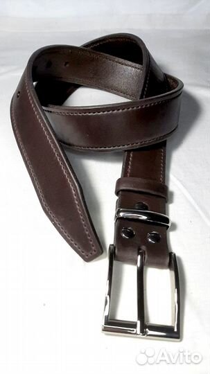 Мужской ремень из кожи ручной работы