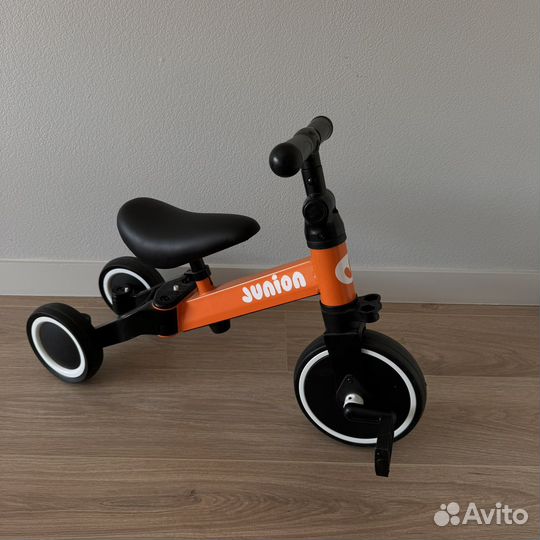 Беговел-трансформер 3 в 1 junion Stepni, оранжевый