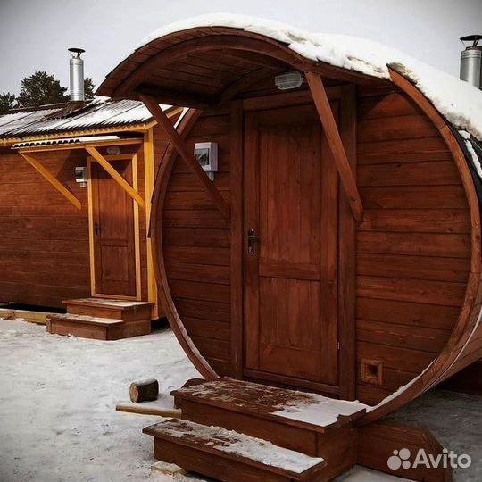 Баня бочка 4 м