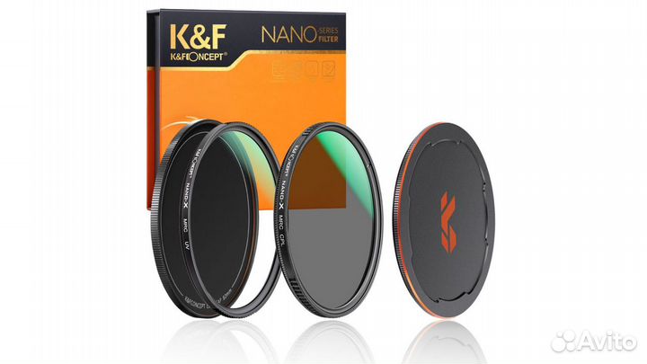 Светофильтры K and F Concept Nano-X MC-UV+CPL 58mm