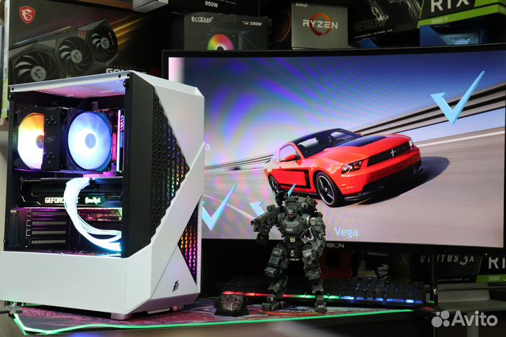 Игровой пк i3-13100F/RTX 2060 Super 8GB/DDR4 16GB