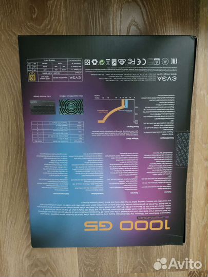 Блок питания evga Gold 1000 W (Ватт)
