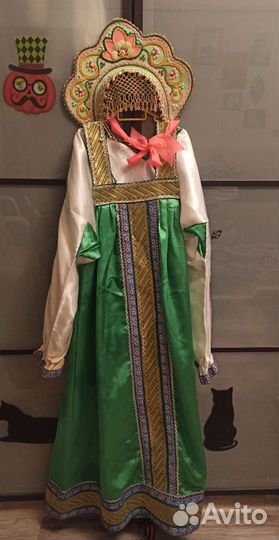 Новогодний костюм для девочки Русская красавица