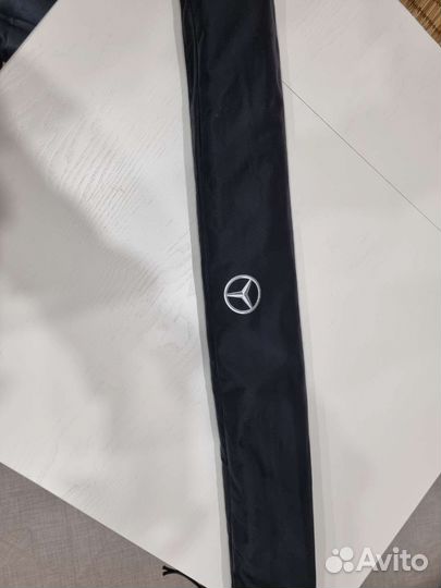 Защита заднего бампера mercedes