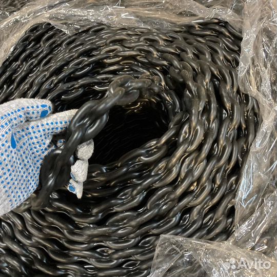 В оплётке цепи обрезиненные для ограждения