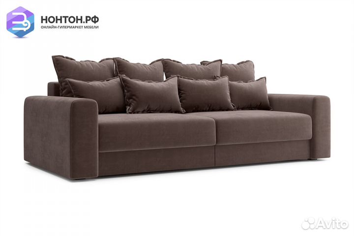 Диван тик-так Омега коричневый