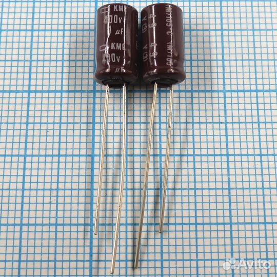 1uF 400v 400v1uF 6x11 KMQ - Электролитический конд