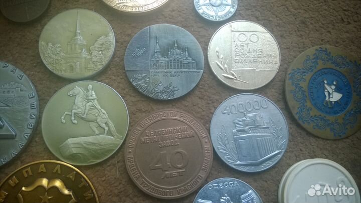 Медали настольные