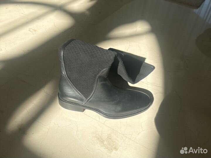 Сапоги демисезонные натуральная кожа