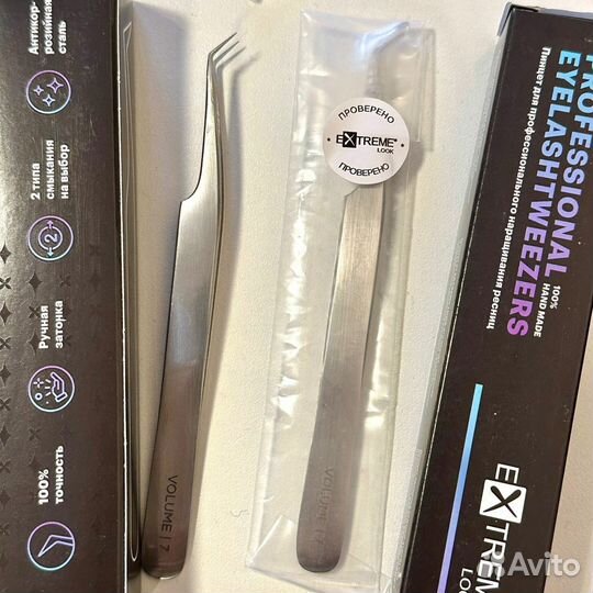 Новые пинцеты, лэшбокс, щеточки, микробраши