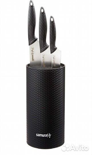 Набор из трёх ножей и подставки Samura Golf SG-04