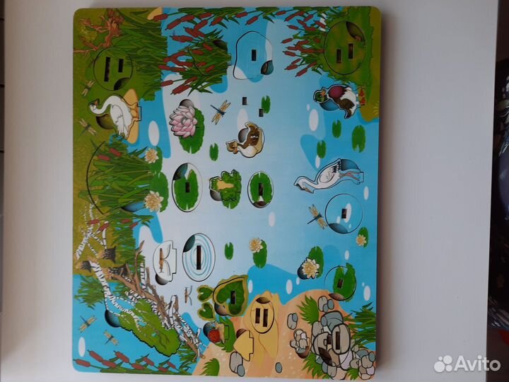 Пазл, дерево, окружающая среда, кто где живёт