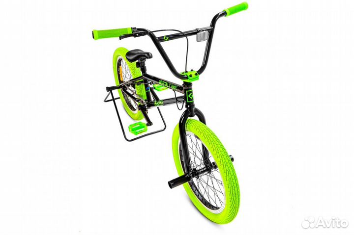 Трюковый велосипед gestalt BMX Racing green