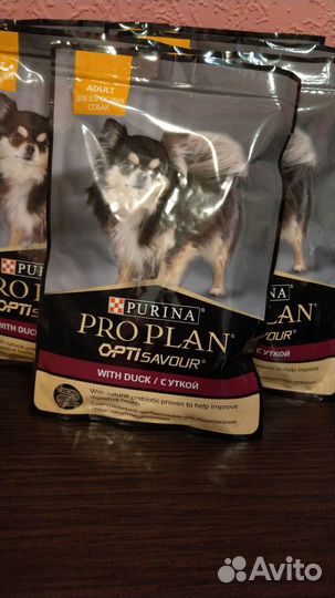 Purina Pro Plan adult паучи с уткой