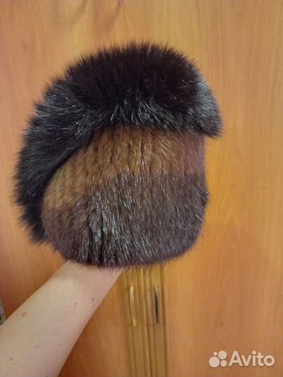 Шапка норковая женская